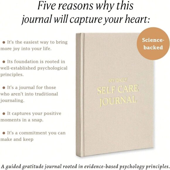 Self Care Journal Aesthetic Wellness Stationery - Picture 4 of 5